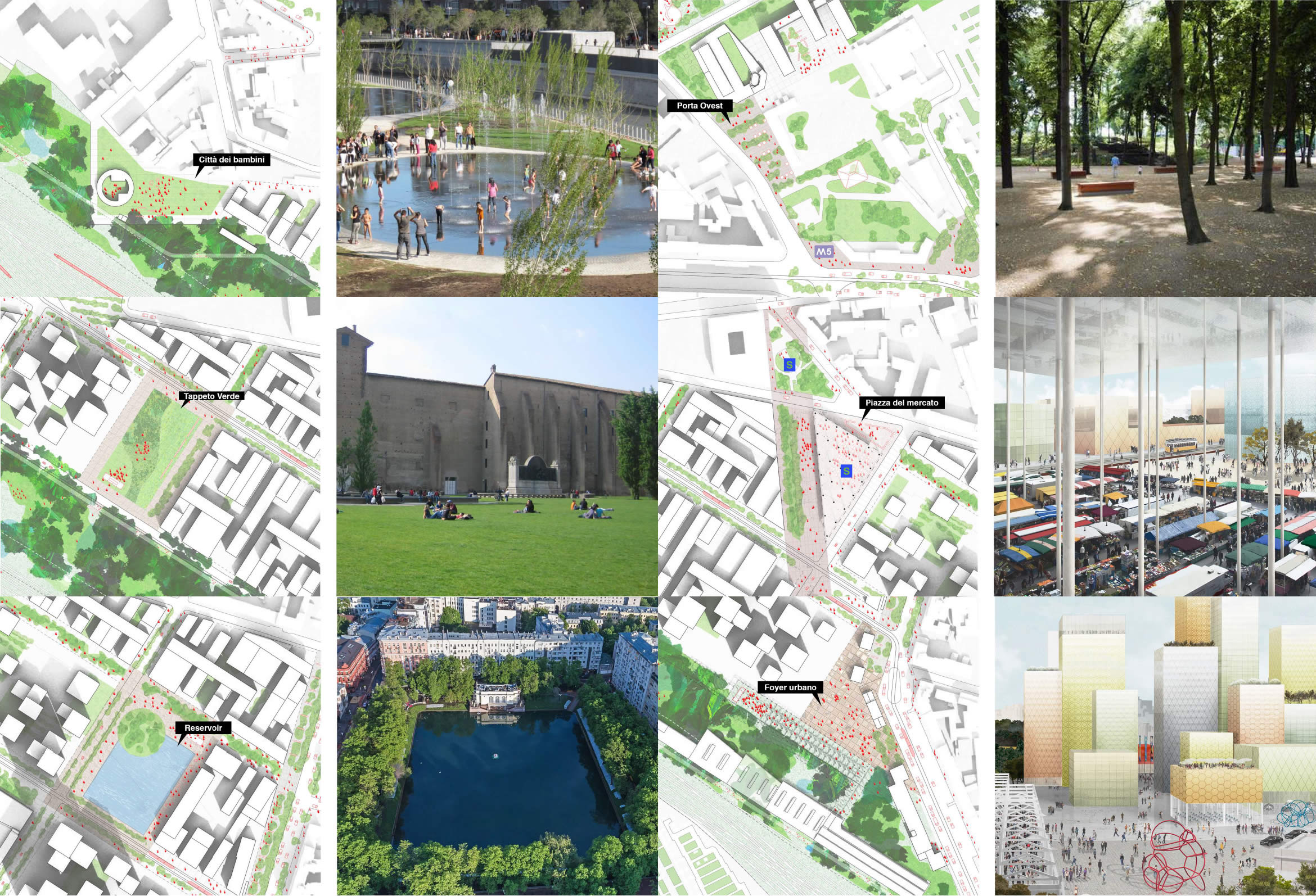 Scalo Farini, interventions and designers' references