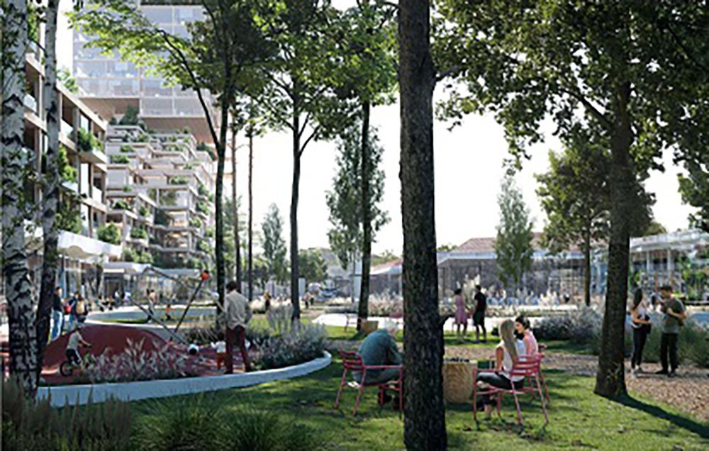 Rendering of the Valtellina lot of Scalo Farini